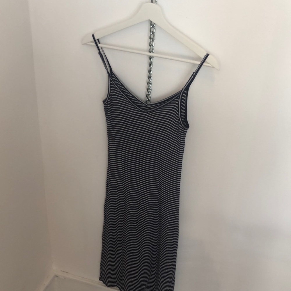 Blue stripped dress